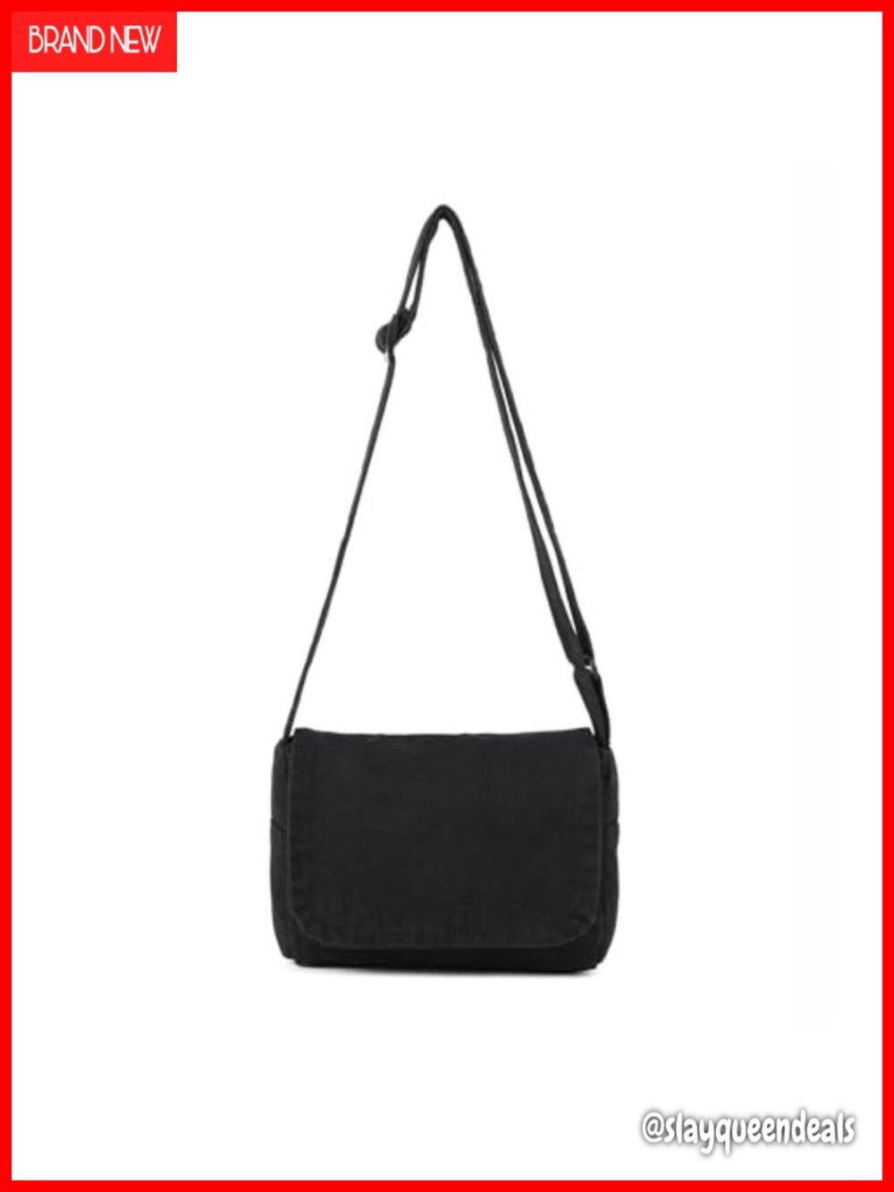 Small Canvas Crossbody Bag Wide Strap Mini Messenger Purse for Women